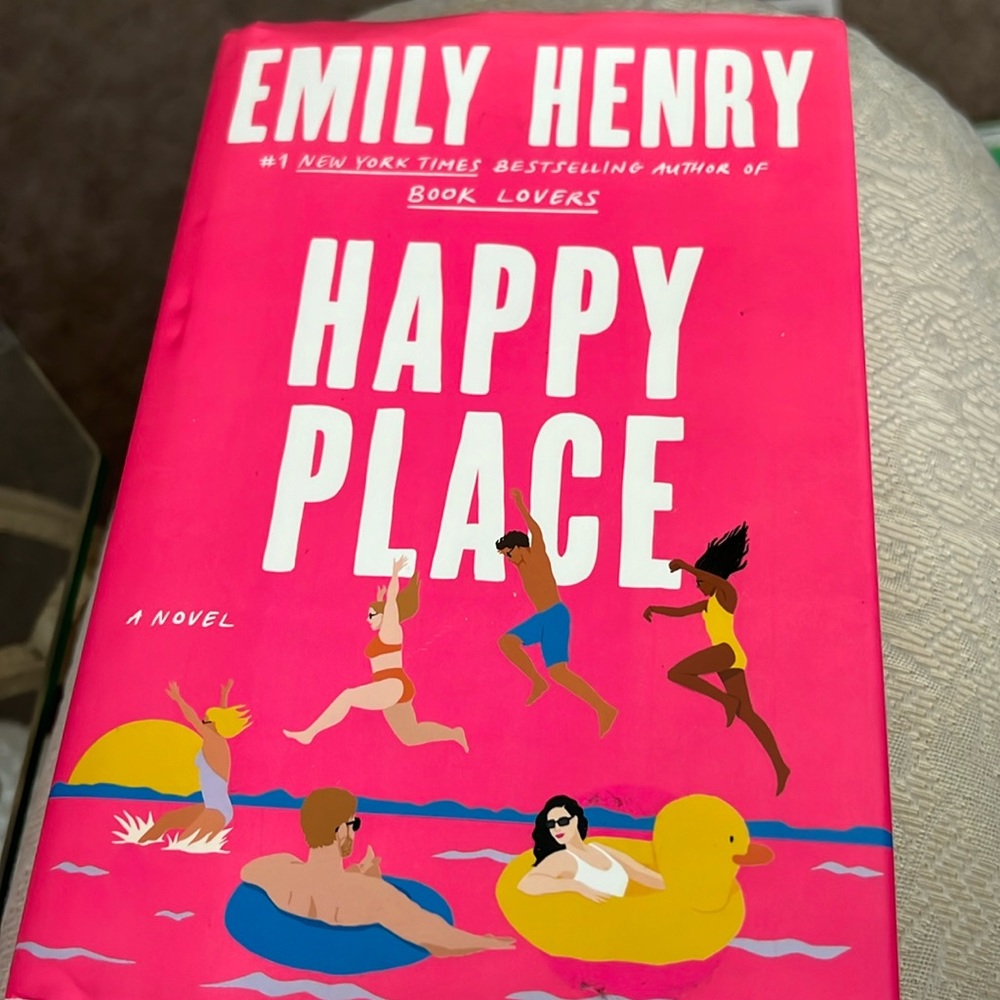 Hard cover book - happy place by Emily Henry